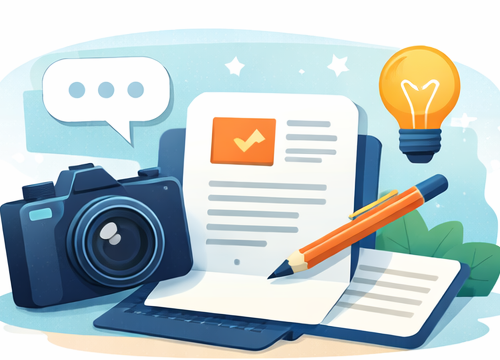 写真・文章づくり支援